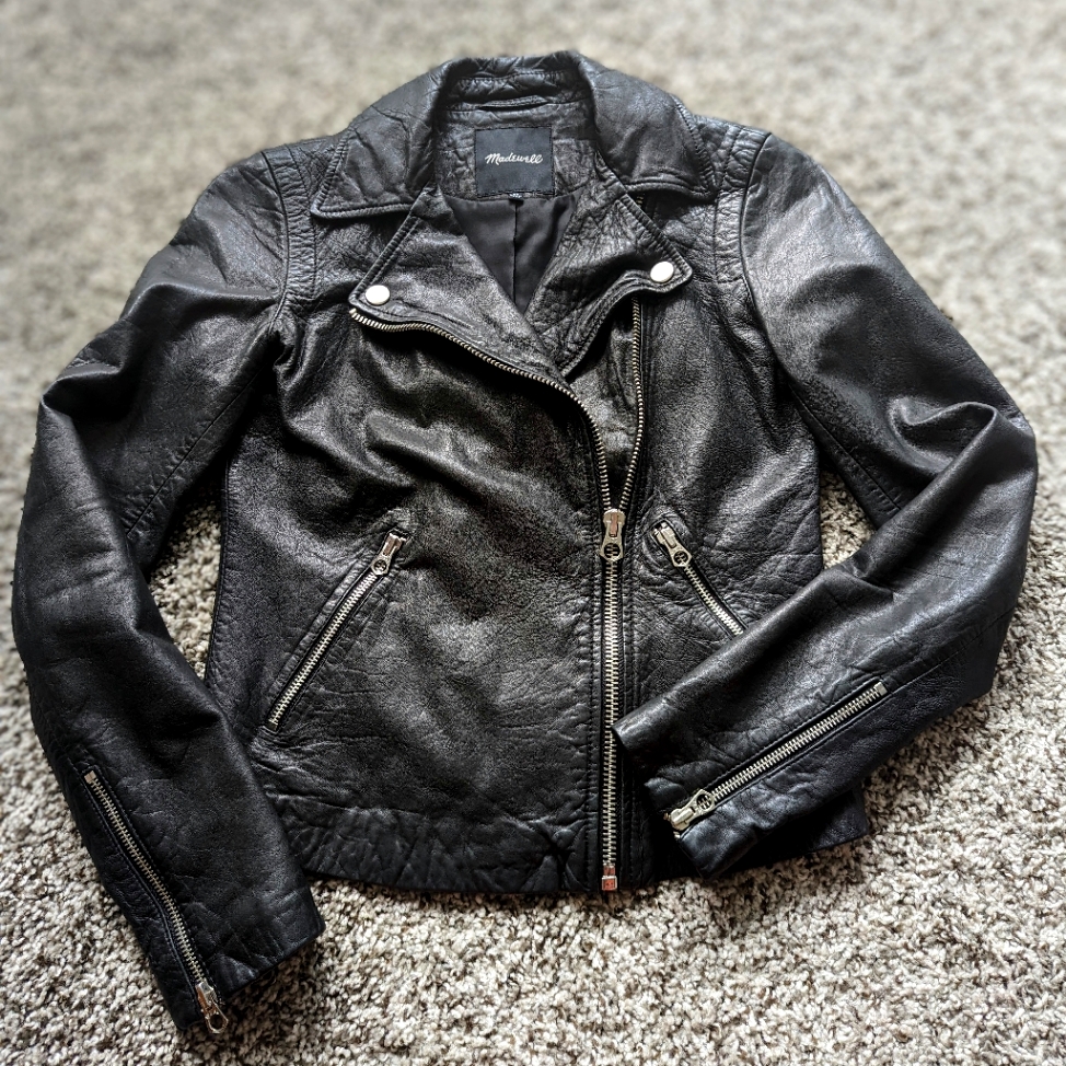 Madewell Black Leather Jacket